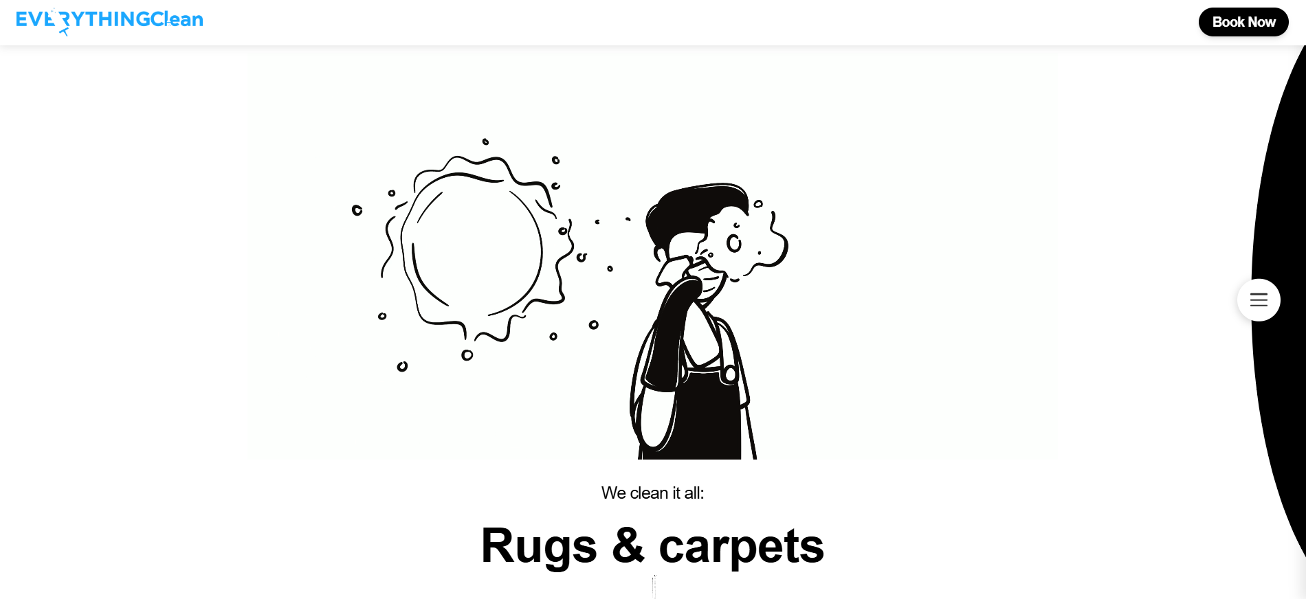 Everything Clean homepage preview